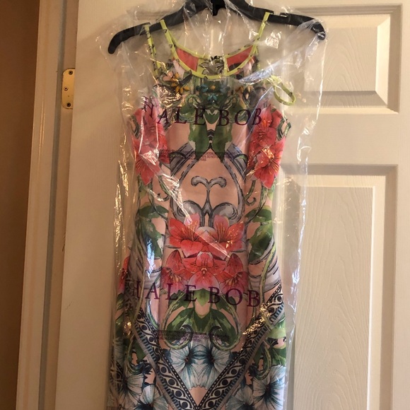 Gorgeous Hale Bob Halter Dress XS WORN ONCE! - Picture 4 of 8